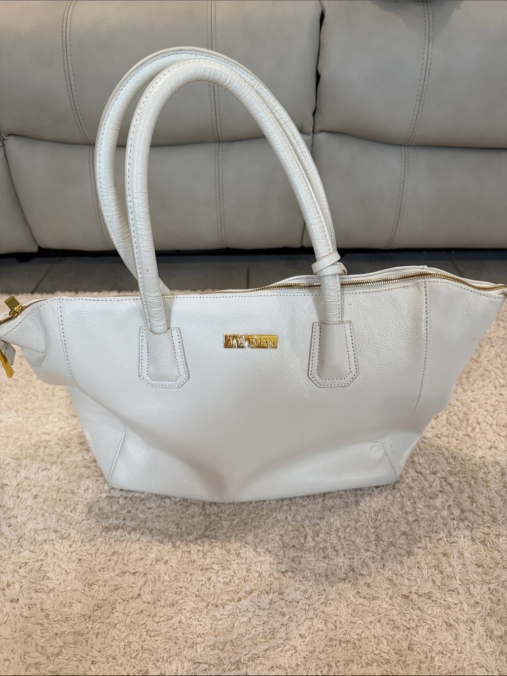 Joy & Iman Large White Handbag women’s
